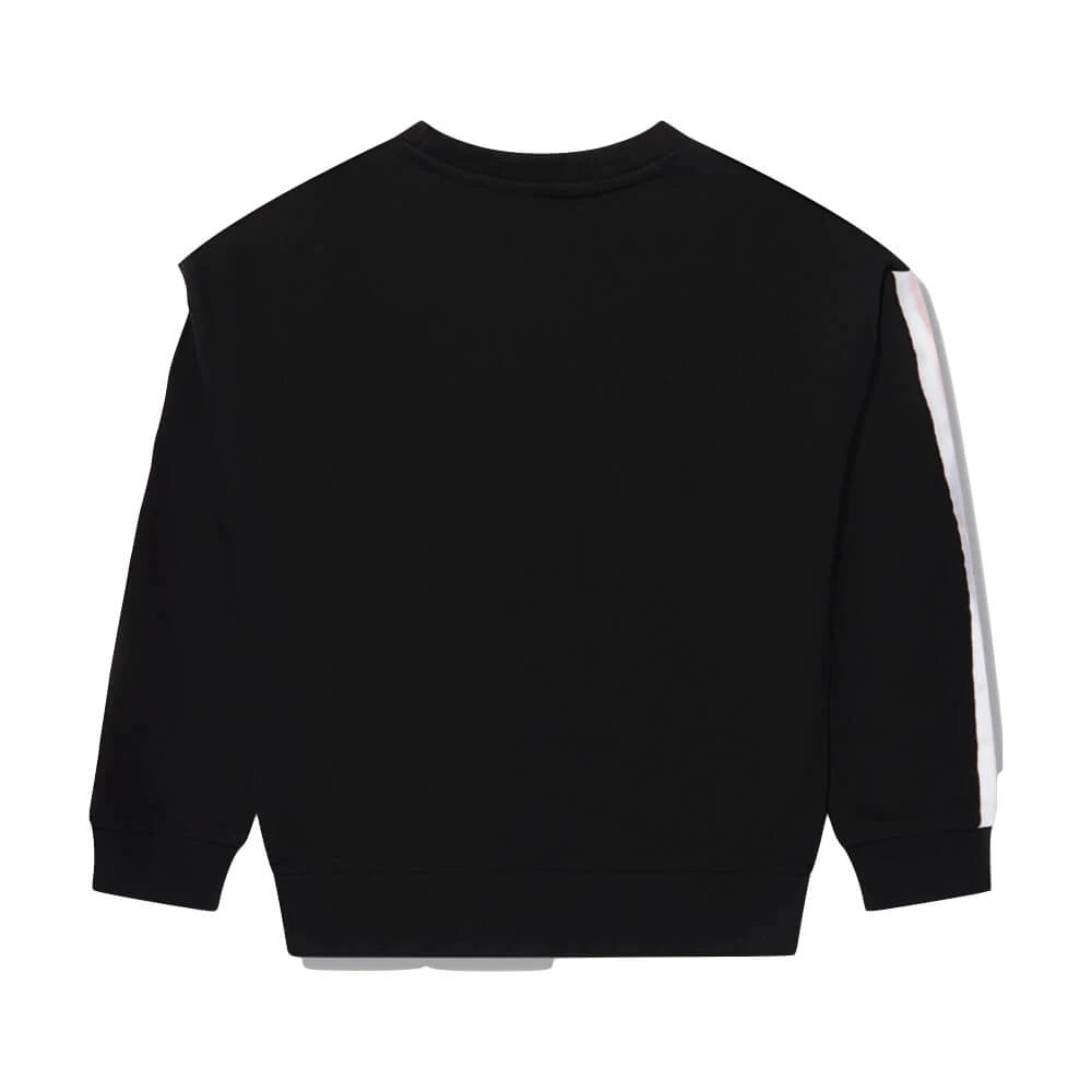 Guess Girls Black Long Sleeved Active Sweatshirt