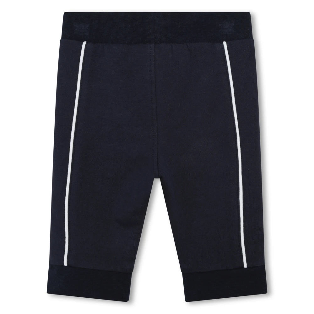 Boss Kidswear Baby Boys Navy T-Shirt Joggers and Cardigan Set