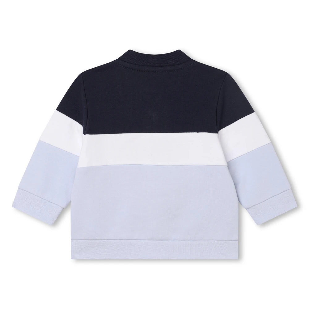 Boss Kidswear Baby Boys Pale Blue Joggers & Sweatshirt Set