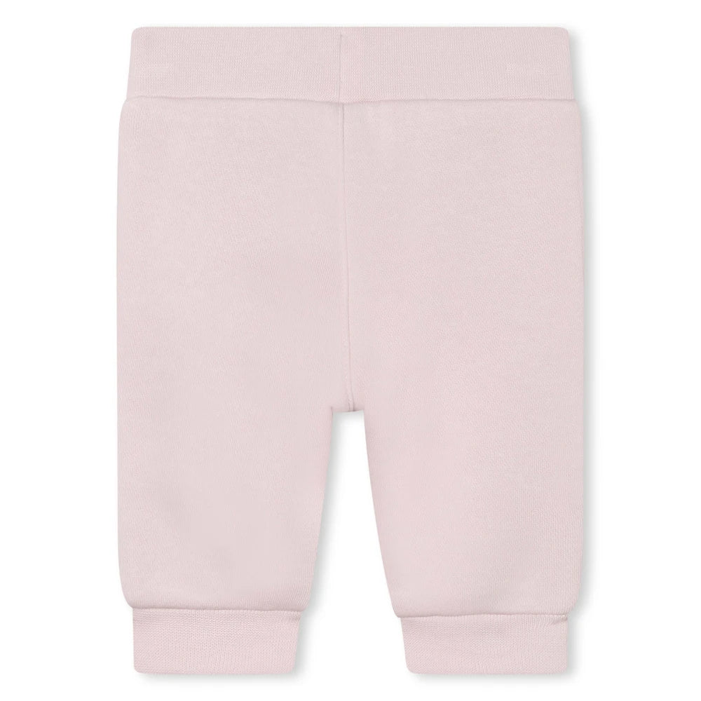 Boss Kidswear Baby Girls Pink Pale T-Shirt Joggers and Cardigan Set