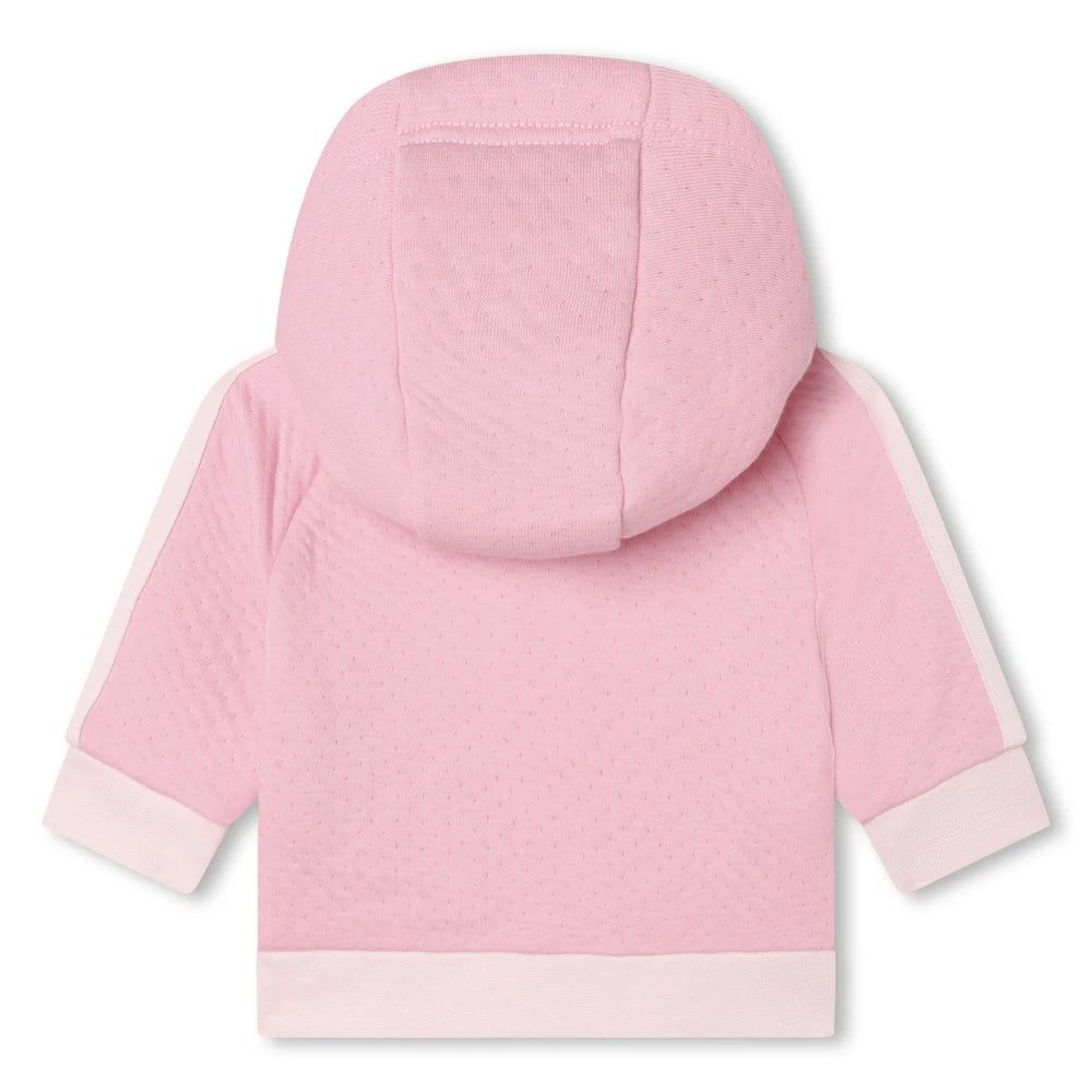 Boss Kidswear Baby Girls Orchid Pink T-Shirt & Joggers Set