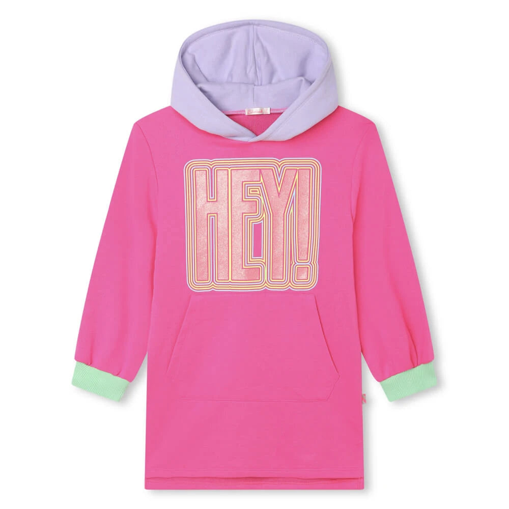 Billieblush Girls Pink Hooded Dress