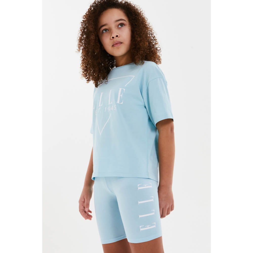Elle Girls Crystal Blue Cycling Shorts