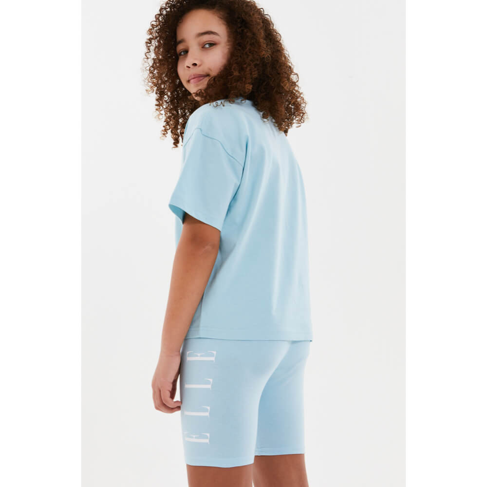 Elle Girls Crystal Blue Cycling Shorts