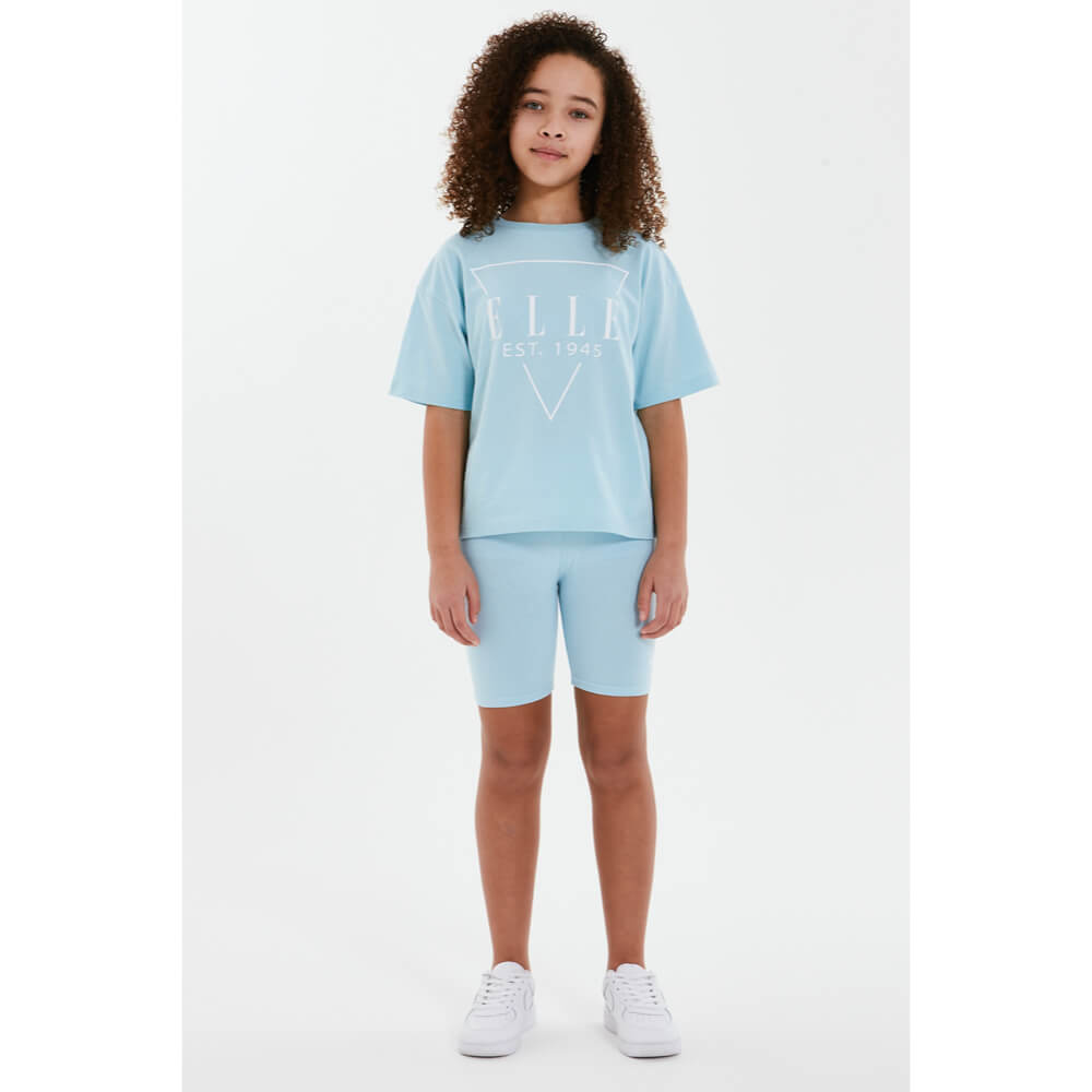 Elle Girls Crystal Blue Cycling Shorts