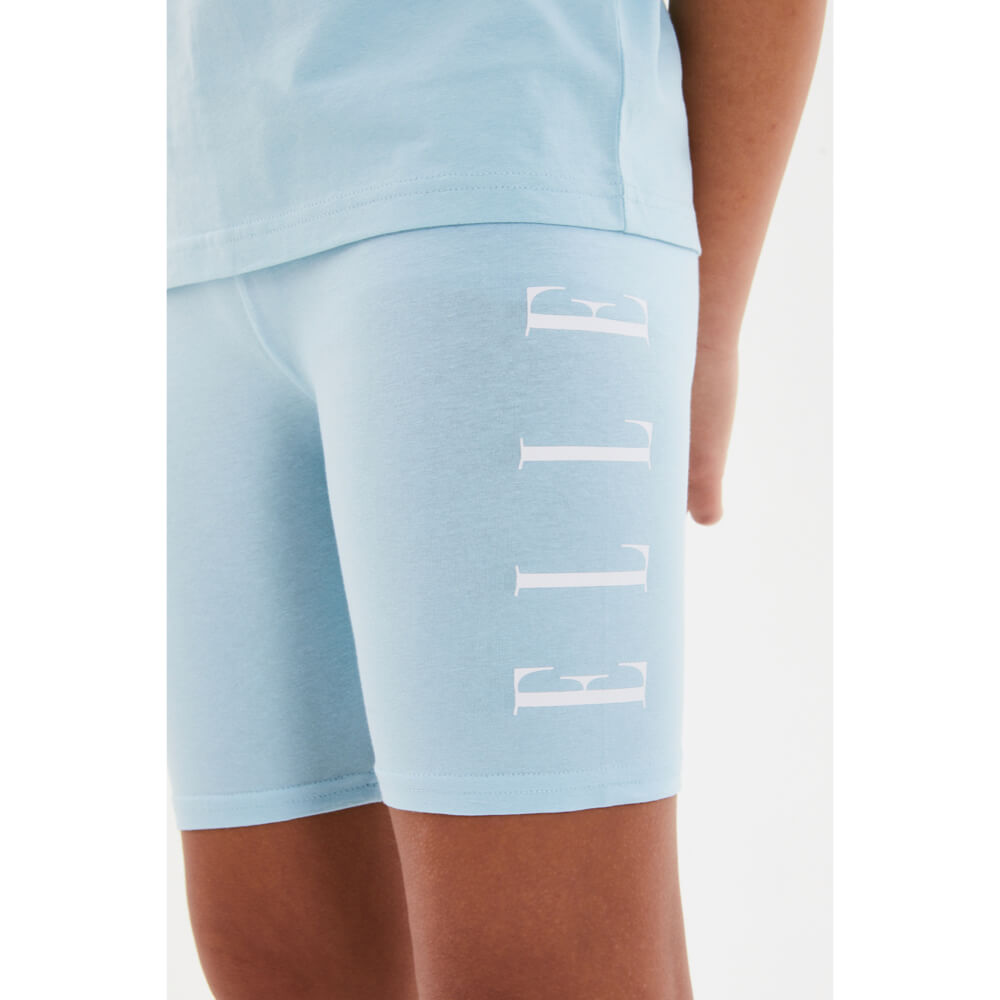 Elle Girls Crystal Blue Cycling Shorts