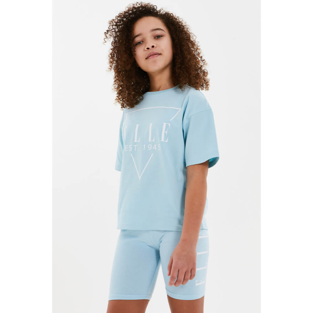 Elle Girls Crystal Blue Cycling Shorts