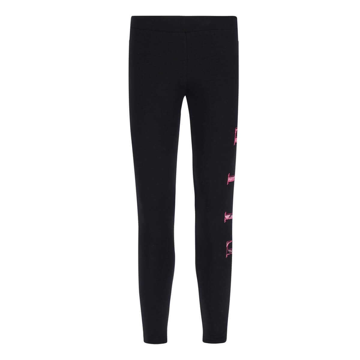 Elle Girls Black Large Leggings