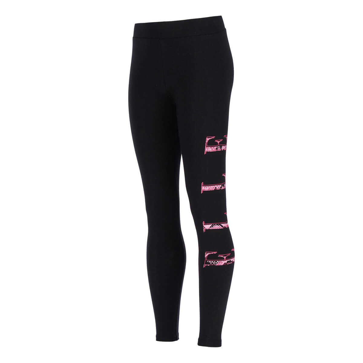 Elle Girls Black Large Leggings