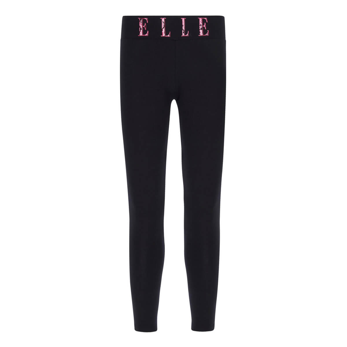 Elle Girls Black Logo Leggings