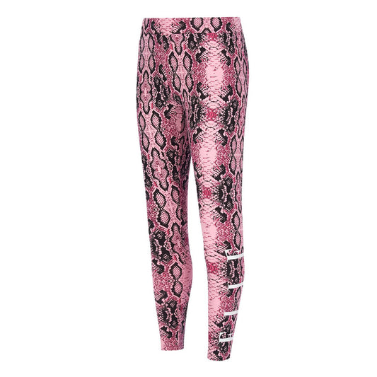 Elle Girls Pink Snake Leggings