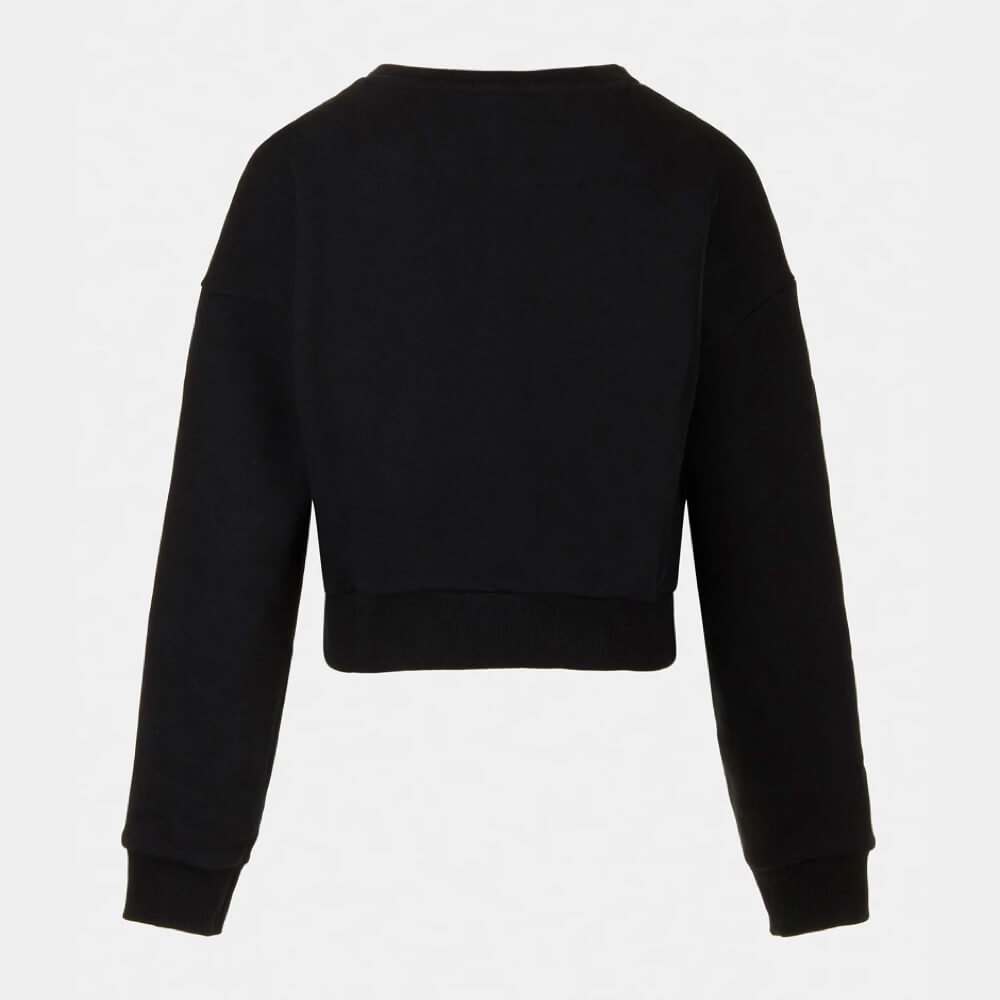 Guess Girls Black & White Cotton Sweater