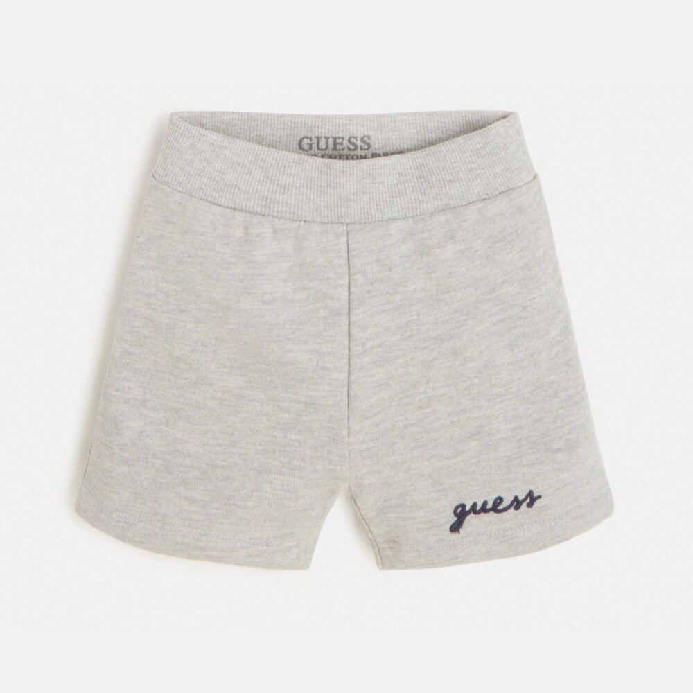 Guess Baby Boys White T-Shirt And Shorts Combo Set