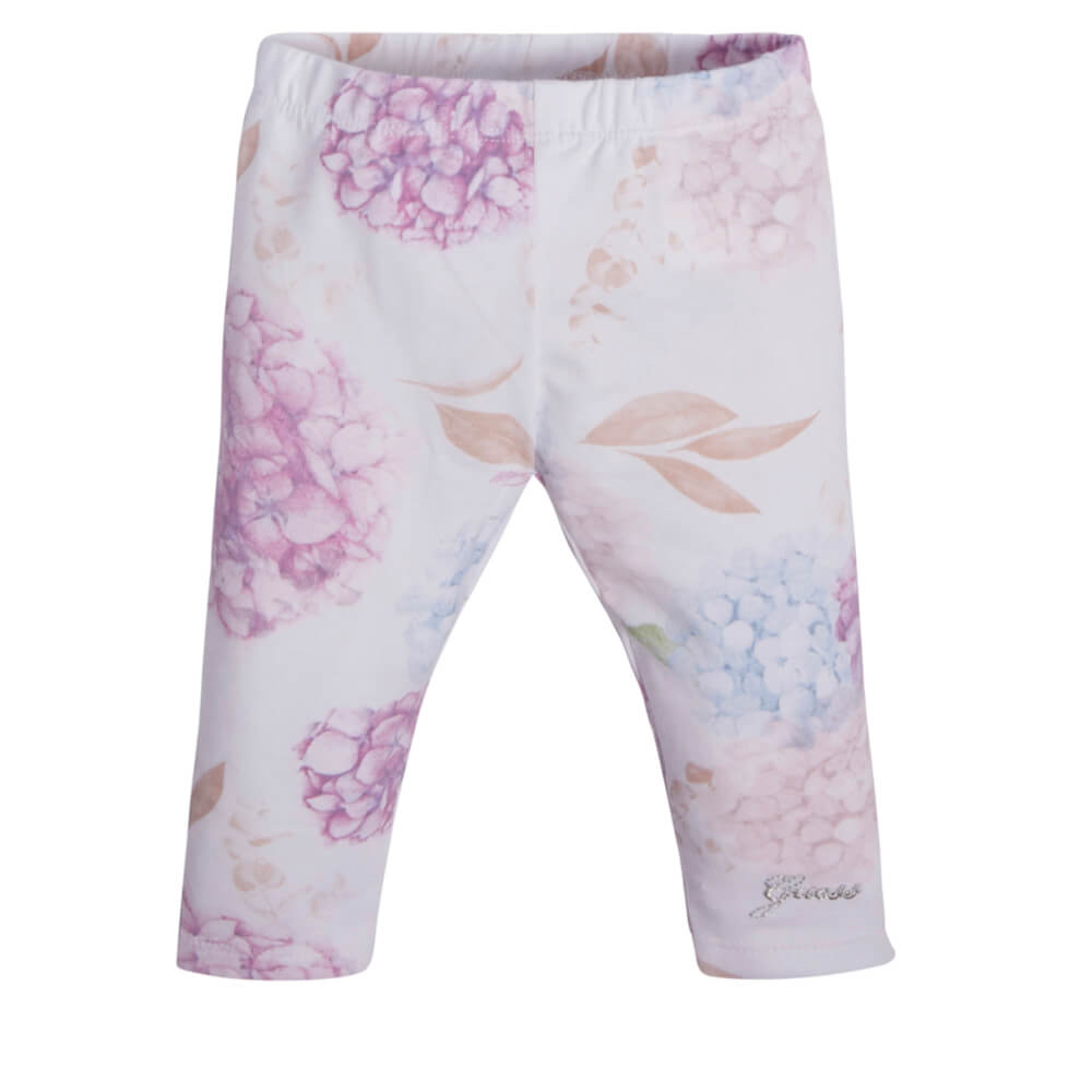 Guess Baby Girls Purple T-Shirt and Leggings Combo Set