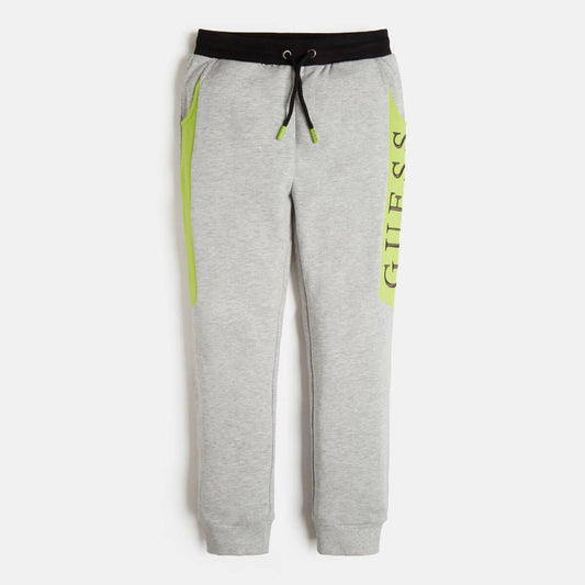 Guess Boys Grey, Black & Green Joggers