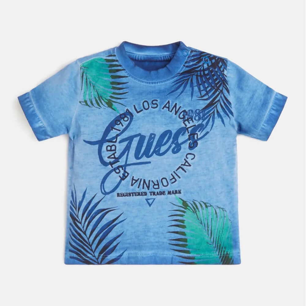 Guess Boys Blue & Green T-Shirt
