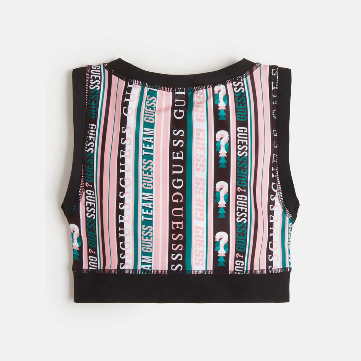 Guess Girls Multi-colour Stripes Crop Top