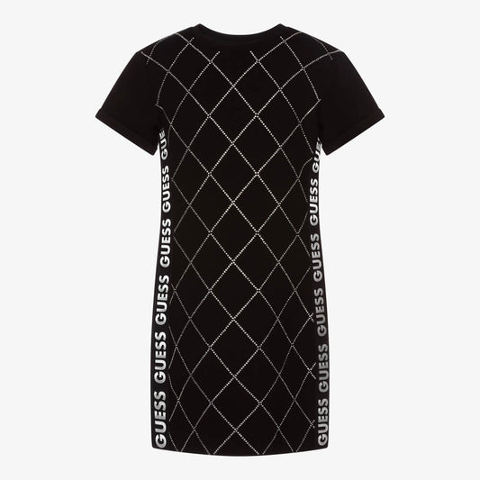 Guess Girls Black Scuba Dress