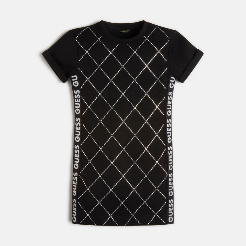 Guess Girls Black Scuba Dress