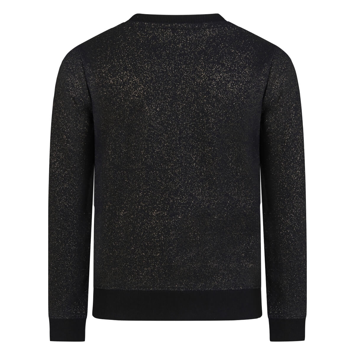 Guess Girls Black Cotton Jersey Sweatshirt