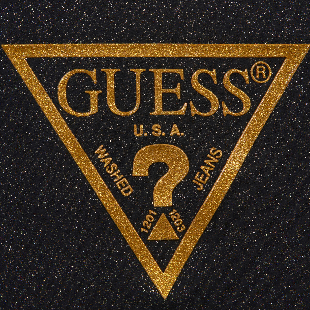 Guess Girls Black Cotton Jersey Sweatshirt