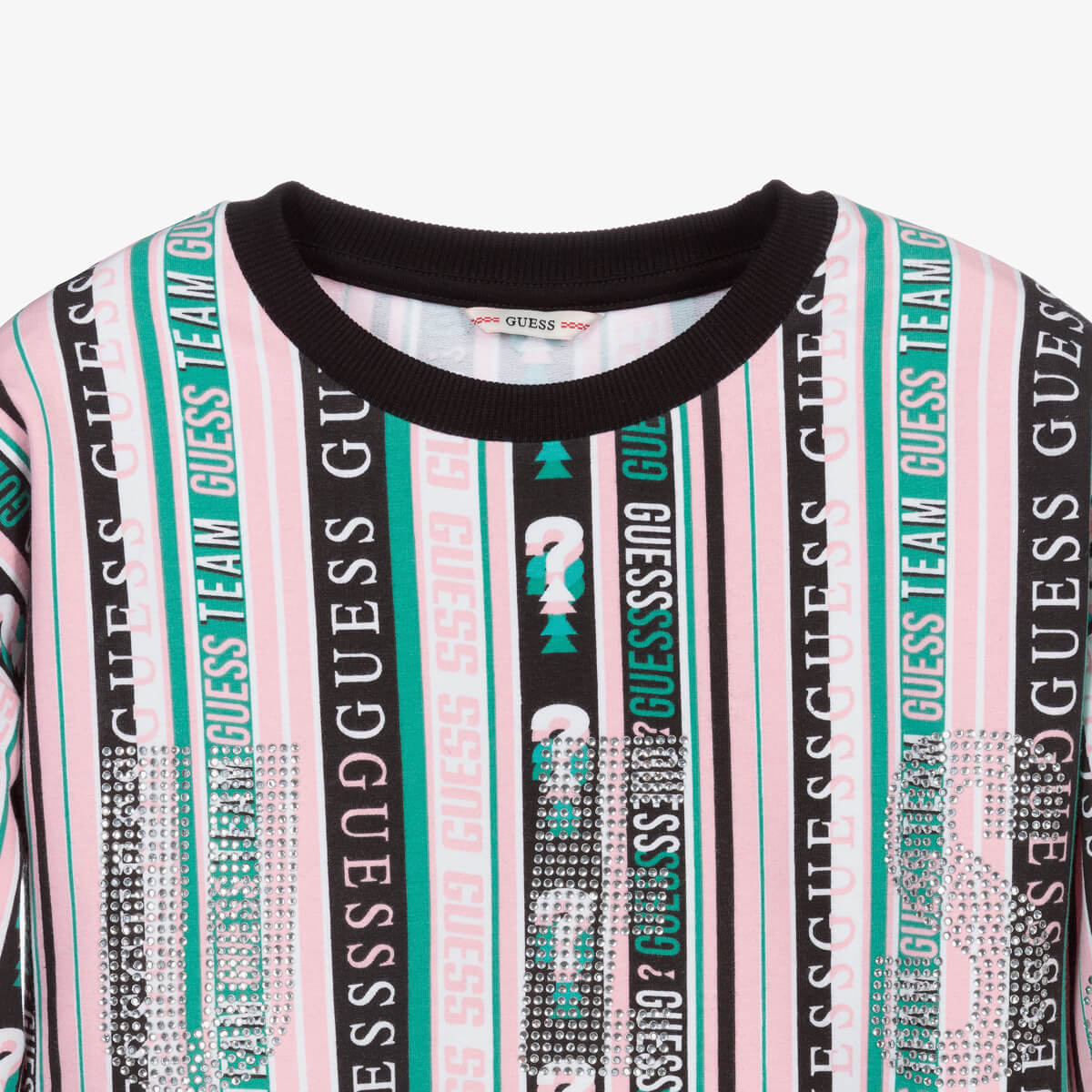 Guess Girls Multi-colour Stripes Sweatshirt