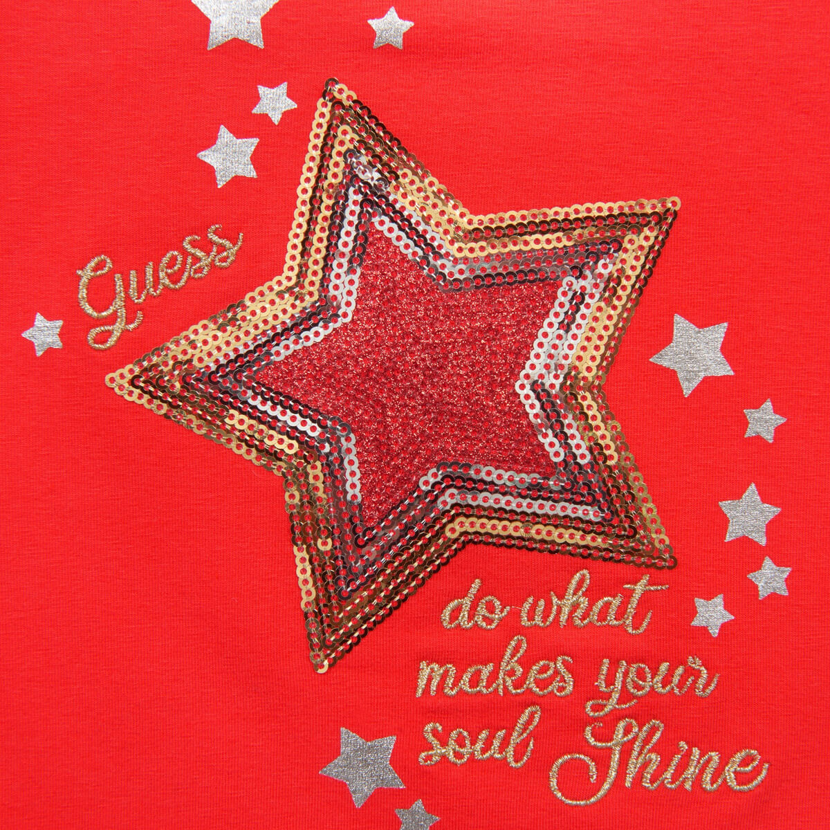 Guess Girls Red Top