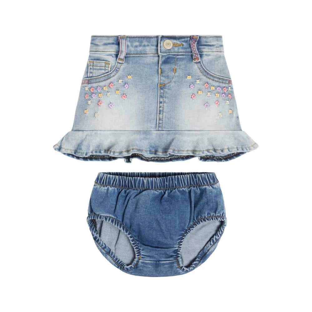 Guess Girls Blue Denim Skirt