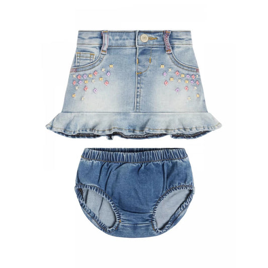 Guess Girls Blue Denim Skirt