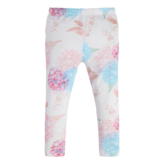 Guess Girls Pink & White Trendy Leggings