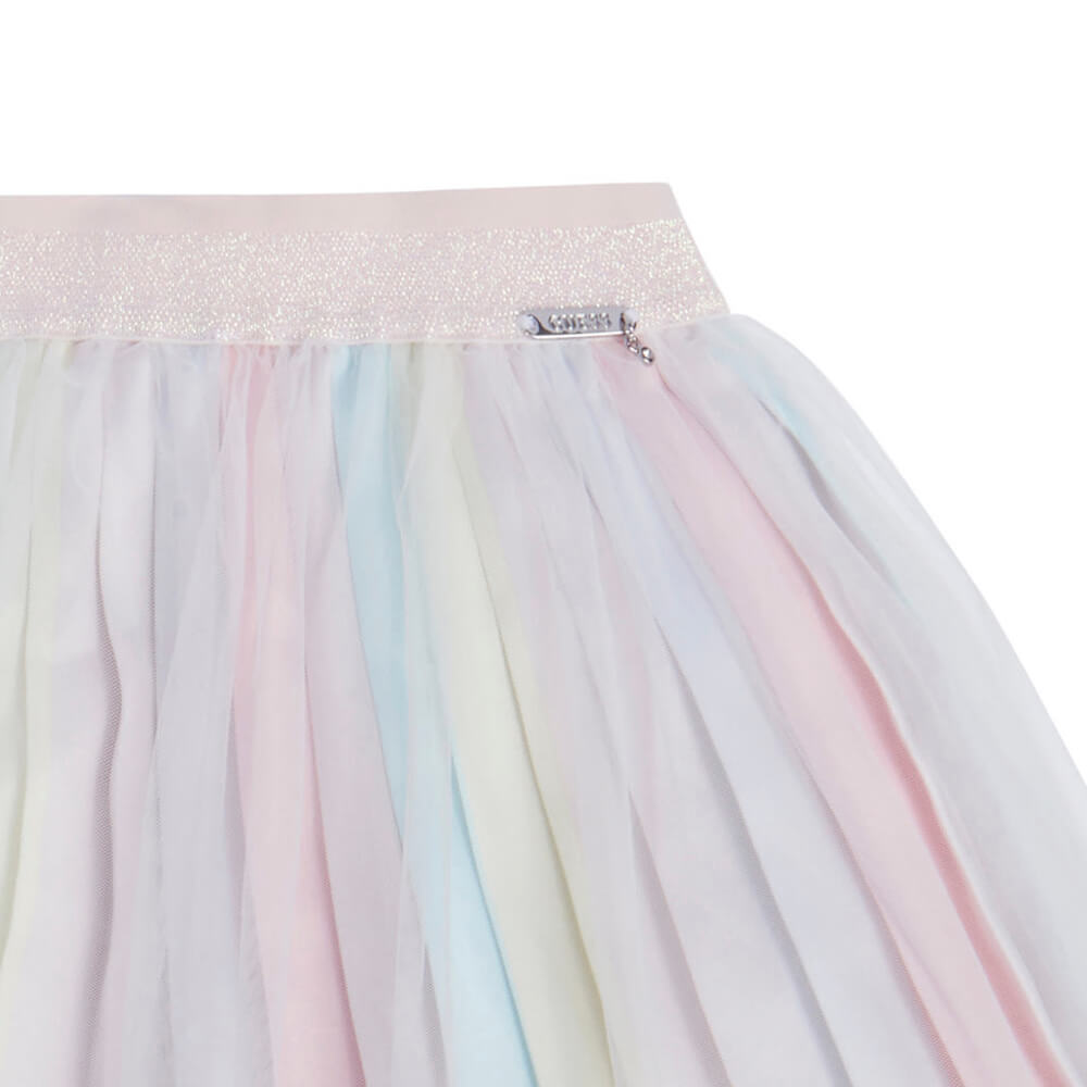 Guess Girls Multi-colour Pleated Skirt