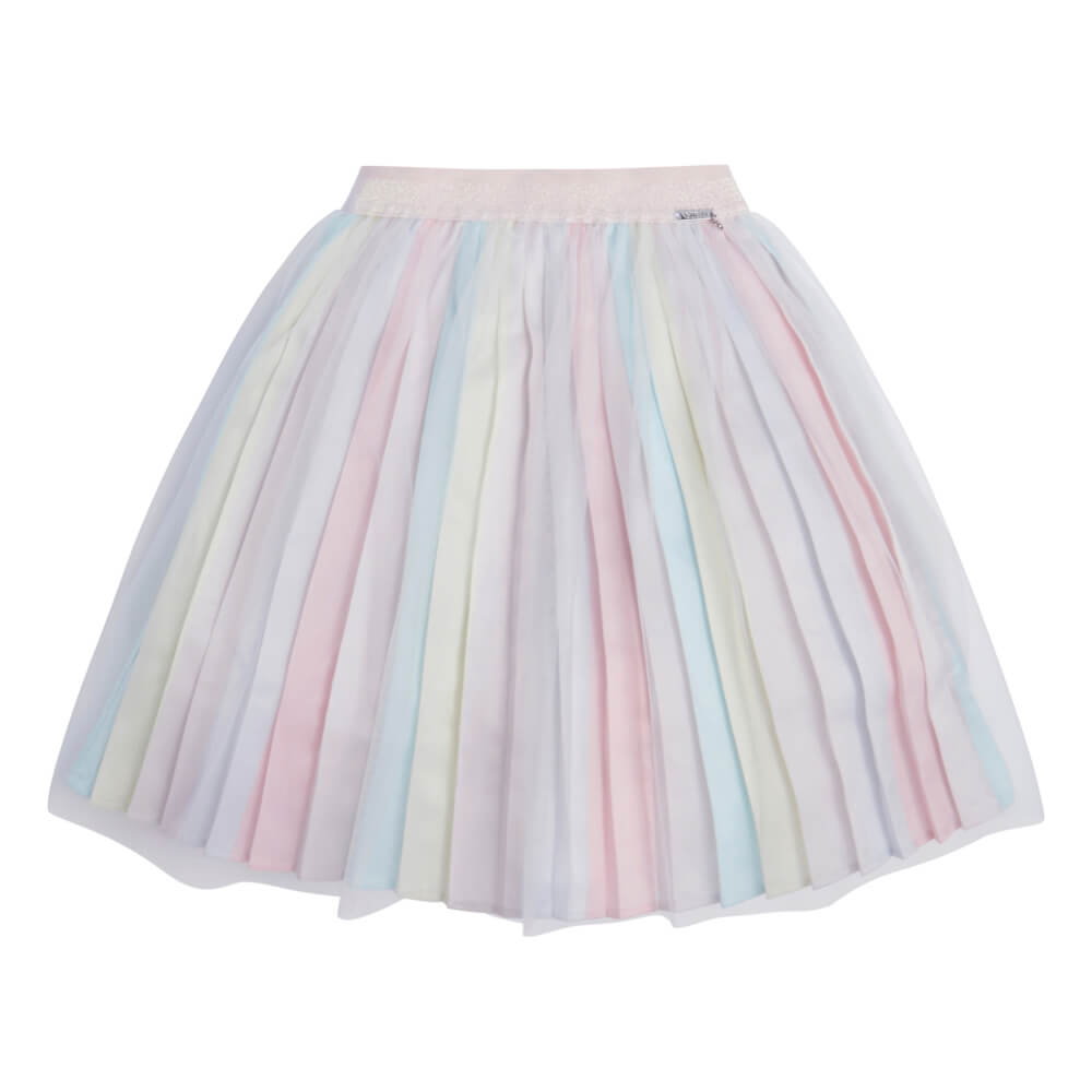 Guess Girls Multi-colour Pleated Skirt