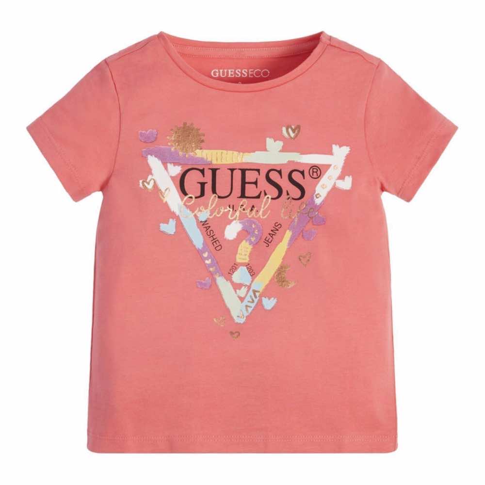 Guess Girls Pink T-Shirt