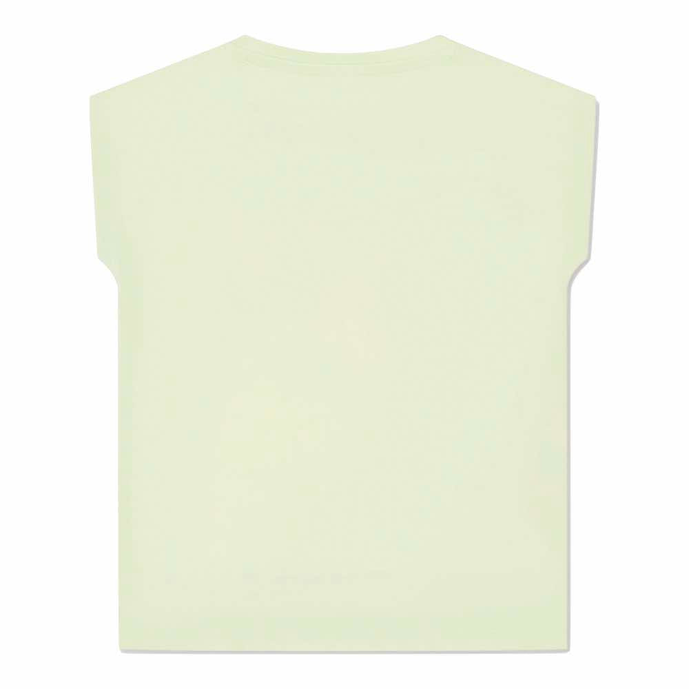 Guess Girls Green Triangle Logo T-Shirt