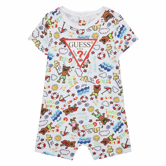 Guess Unisex Multi-colour Jersey Babysuit