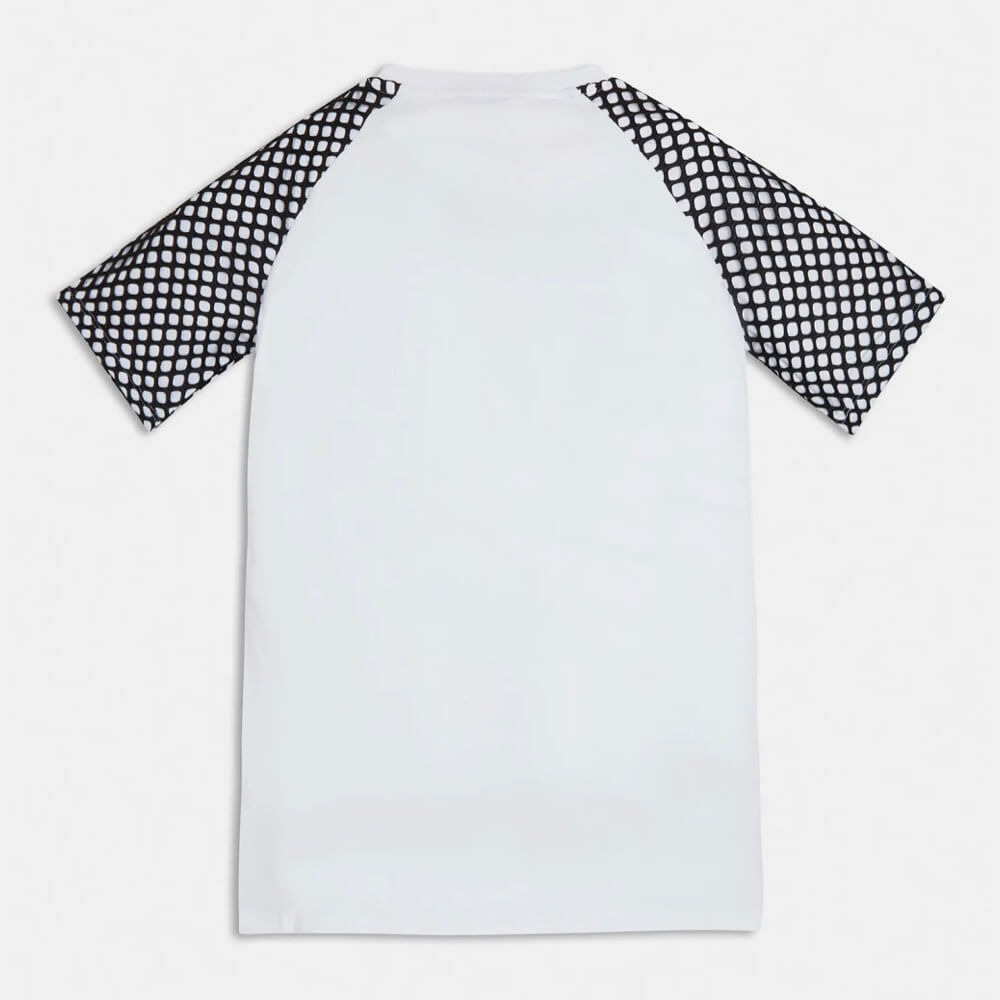 Guess Girls White With Front Print T-Shirt