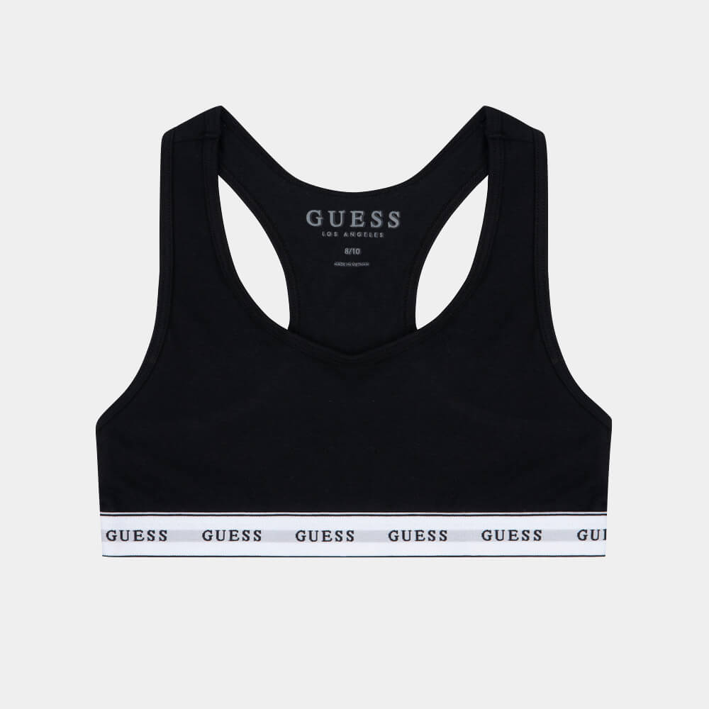 Guess Girls Black & White Combo With Guess Logo Pack of 2 Bras