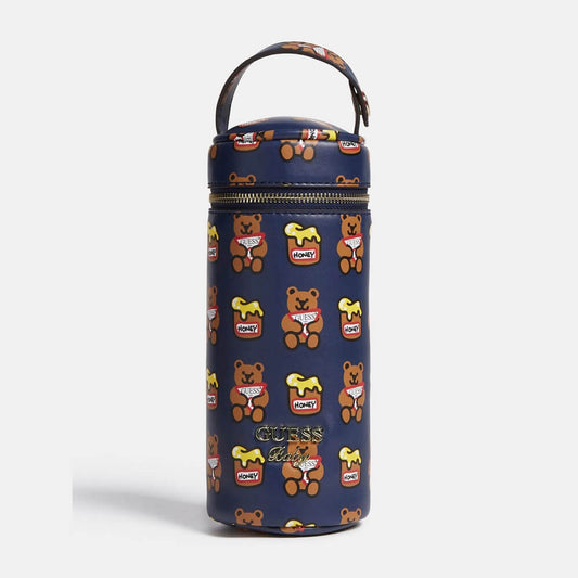 Guess Unisex Brown & Multi-colour Babys Bottle Bag