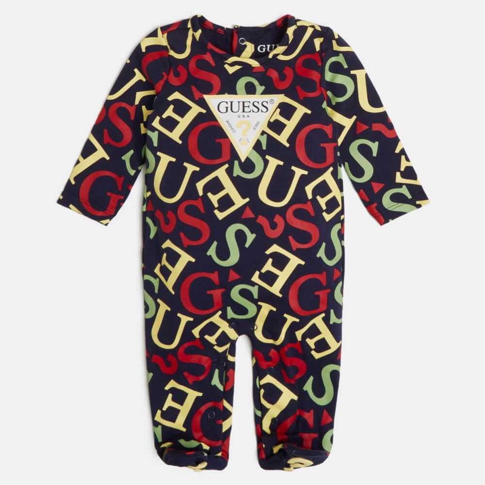 Guess Baby Boys Multi-colour Interlock Overall