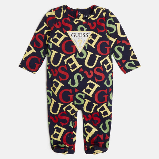 Guess Baby Boys Multi-colour Interlock Overall