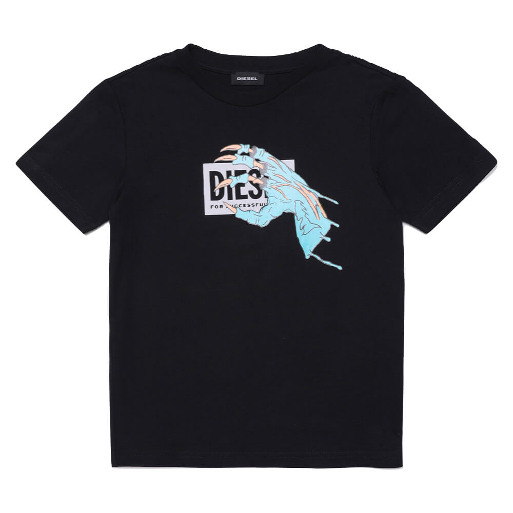 Diesel Boys White Tjustmca1 T-Shirt