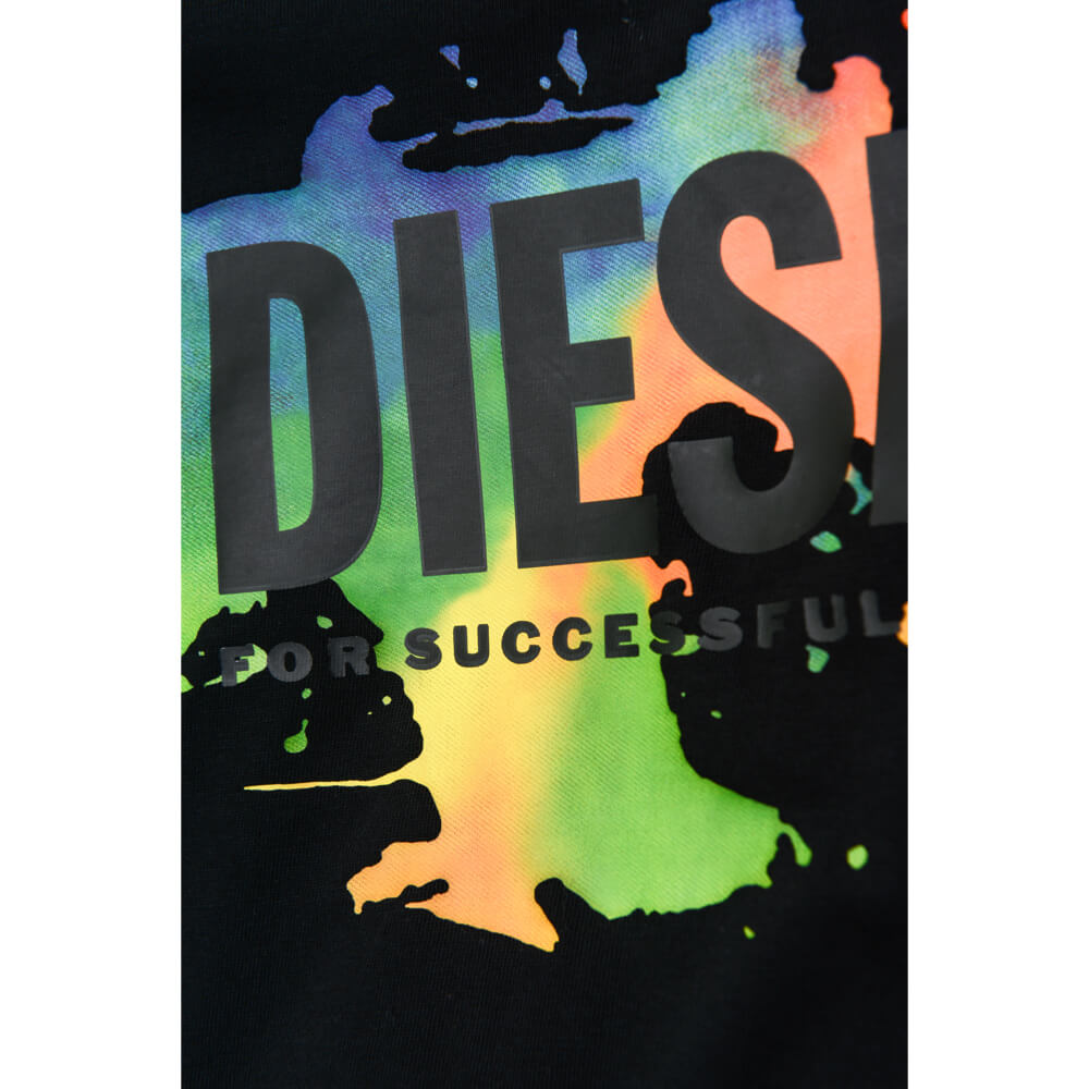 Diesel Boys Black Tdosky T-Shirt
