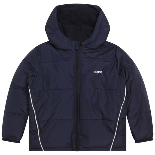Boss Kidswear Baby Boys Navy Puffer Jacket
