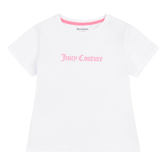 Juicy Couture Girls Black & White 2 Pack Fitted T-Shirt