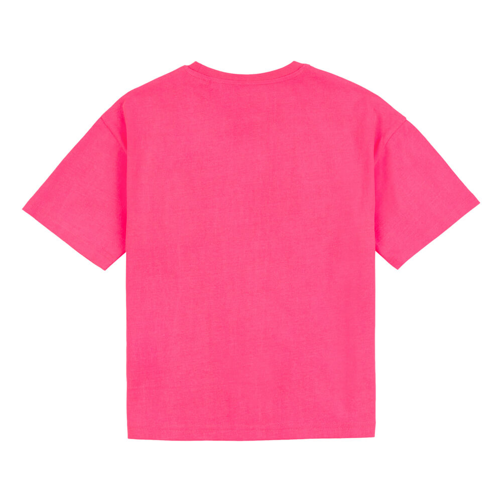 Juicy Couture Girls Pink Boxy Crop T-Shirt