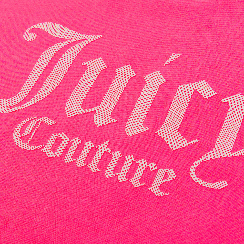 Juicy Couture Girls Pink Boxy Crop T-Shirt