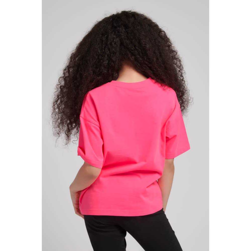 Juicy Couture Girls Pink Boxy Crop T-Shirt