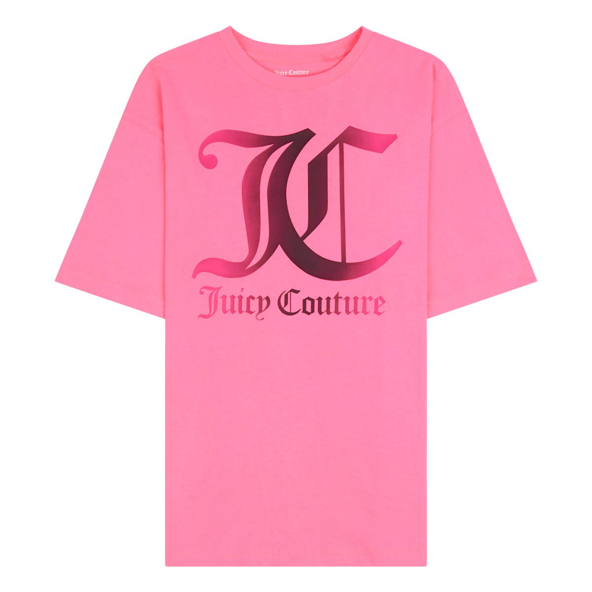 Juicy Couture Girls Pink Oversized T-Shirt