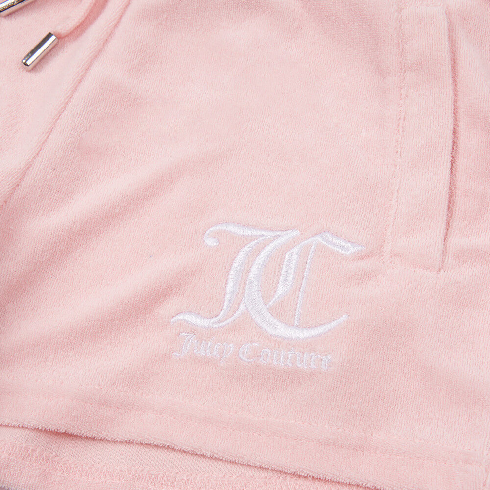 Juicy Couture Girls Pink Towelling Shorts