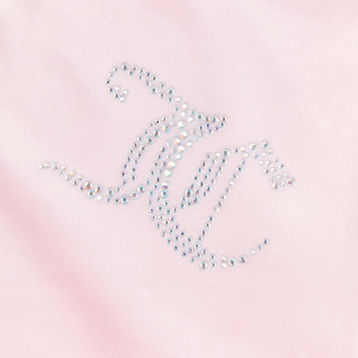 Juicy Couture Girls Pink Diamante Velour Zip Through Hoodie